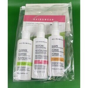 HairUWear Essential Care Travel Kit - Synthetic Wigs, Hairpieces, Extensions